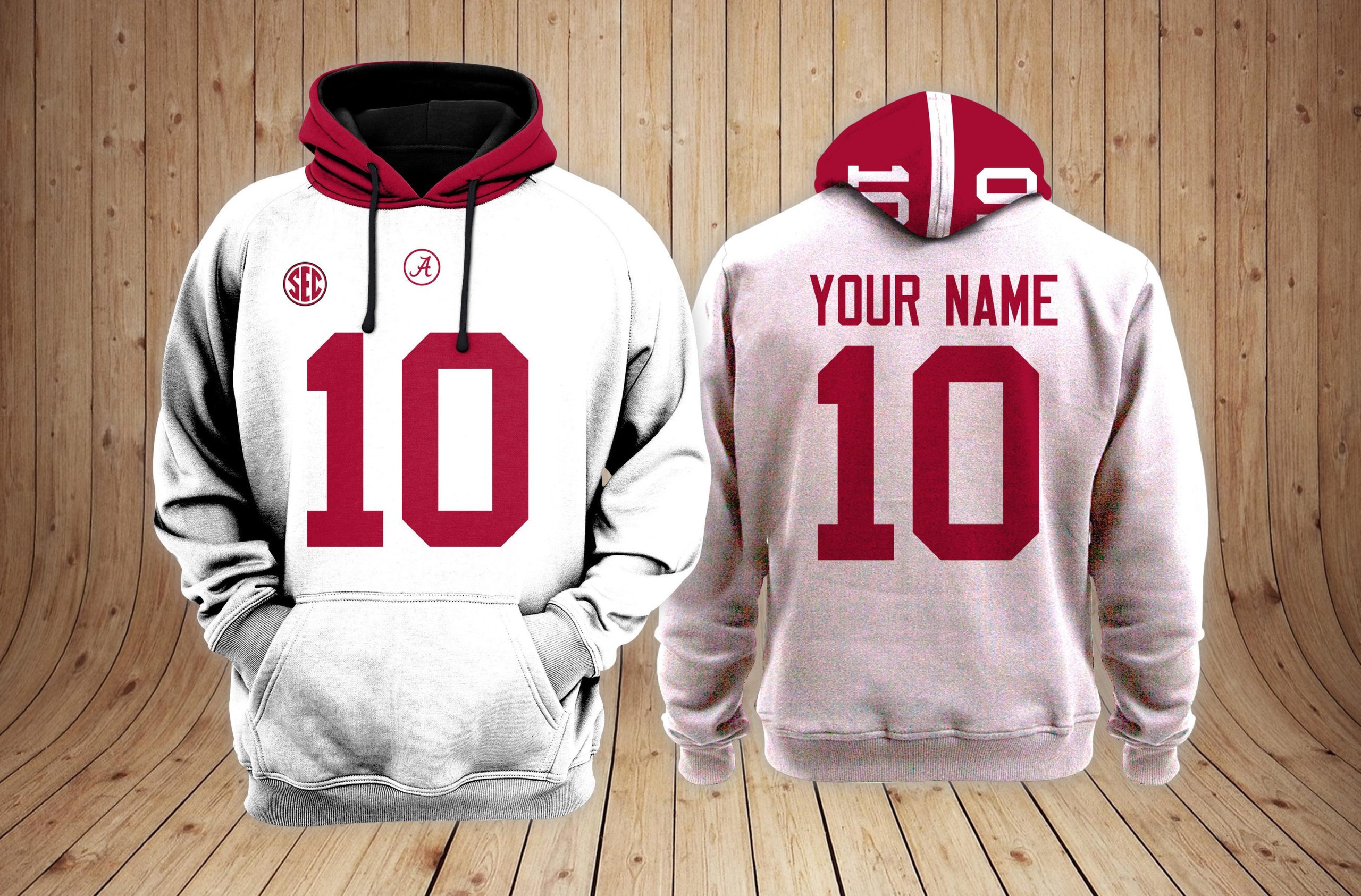 Alabama Crimson Tide NCAA Custom 3D Hoodie PT24061