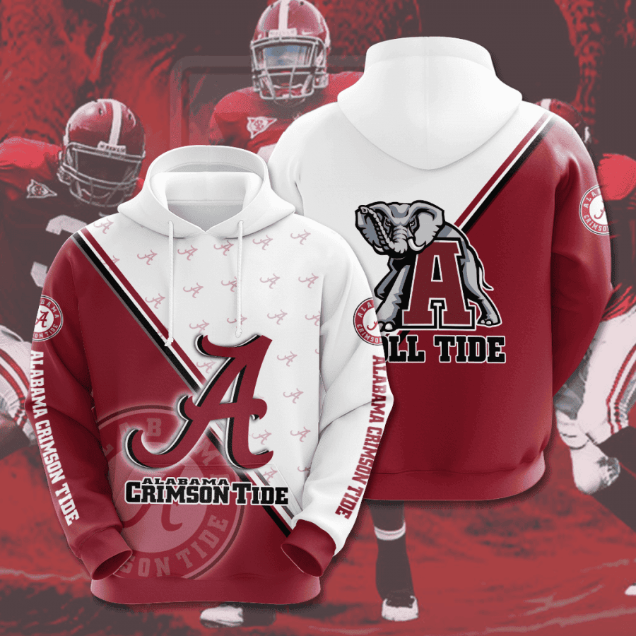 Alabama Crimson Tide NCAA Hoodie Zip Hoodie