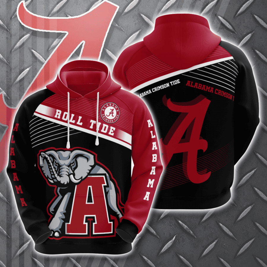 Alabama Crimson Tide NCAA Team Hoodie Zip Hoodie