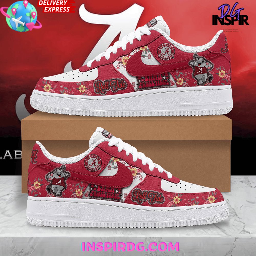 Alabama Crimson Tide Roll Tide Limited Edition Air Force 1