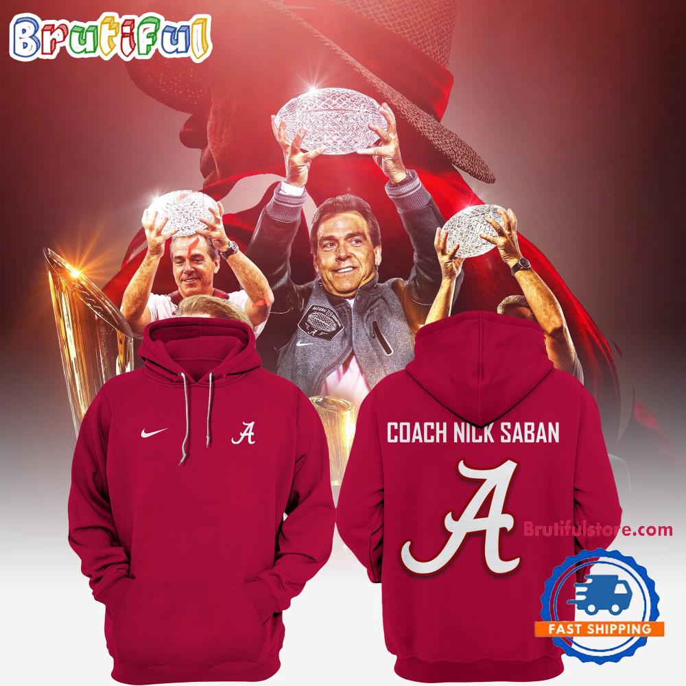 Alabama Crimson Tide Thank you Coach Nick Saban Hoodie