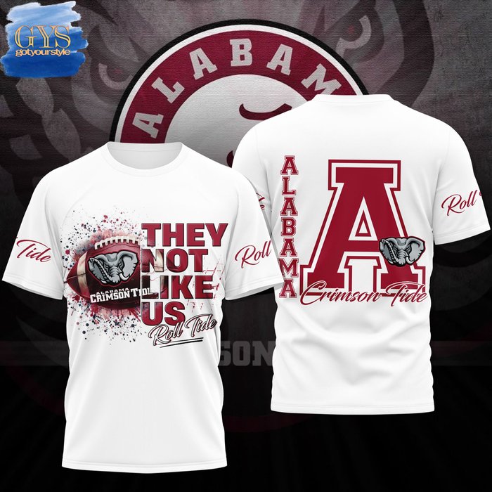 Alabama Crimson Tide They Not Like Us Limited T-Shirt Premium Merchandise