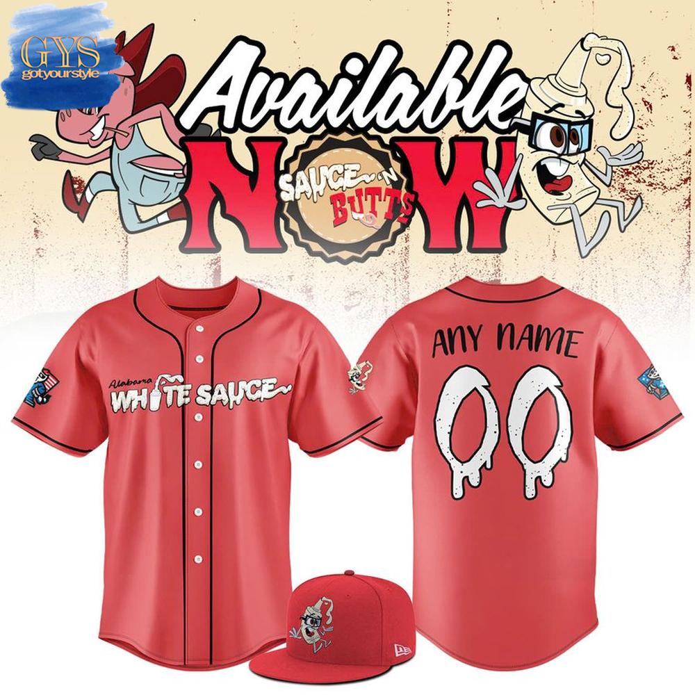 Alabama White Sauce Rocket City Trash Pandas Baseball Jersey
