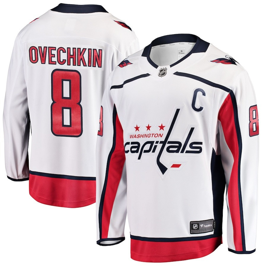 Alex Ovechkin Jersey Washington Capitals Player Jersey Hockey Fan Merch Apparel