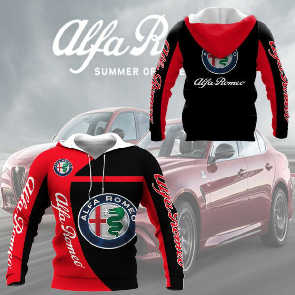 Alfa Romeo Shirt Fan Gift 191, Style Unisex 3d Hoodie Zip Hoodie 386 Premium Merchandise