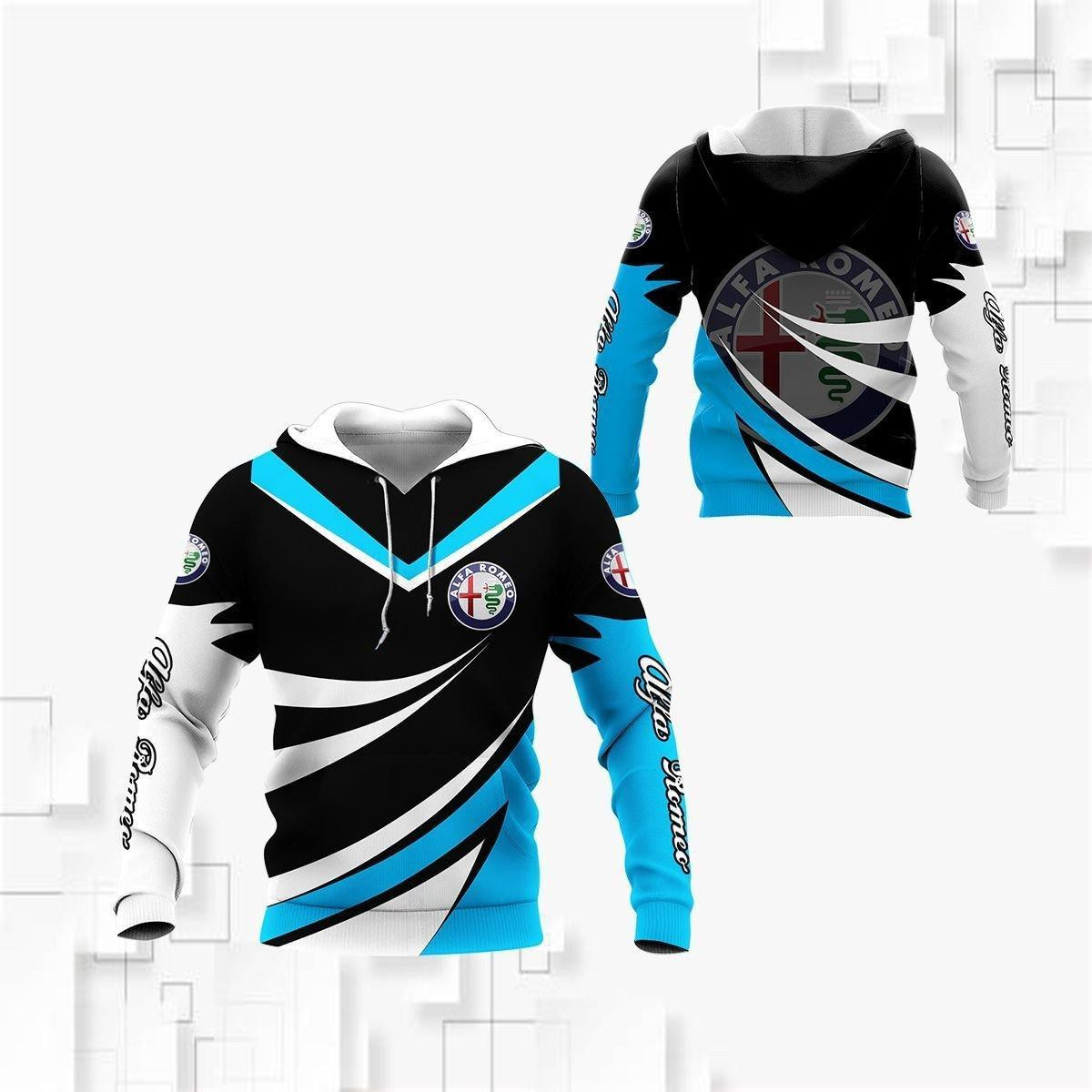 Alfa Romeo Shirt Fan Gift 21 Version Unisex 3d Hoodie Zip Hoodie