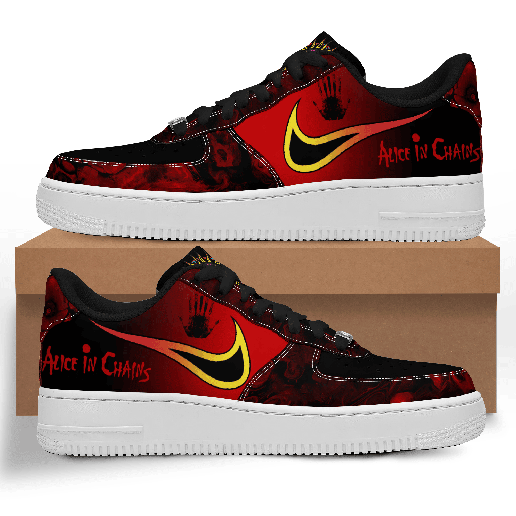 Alice In Chains Air Low-Top Sneakers Shoes For Men And Women