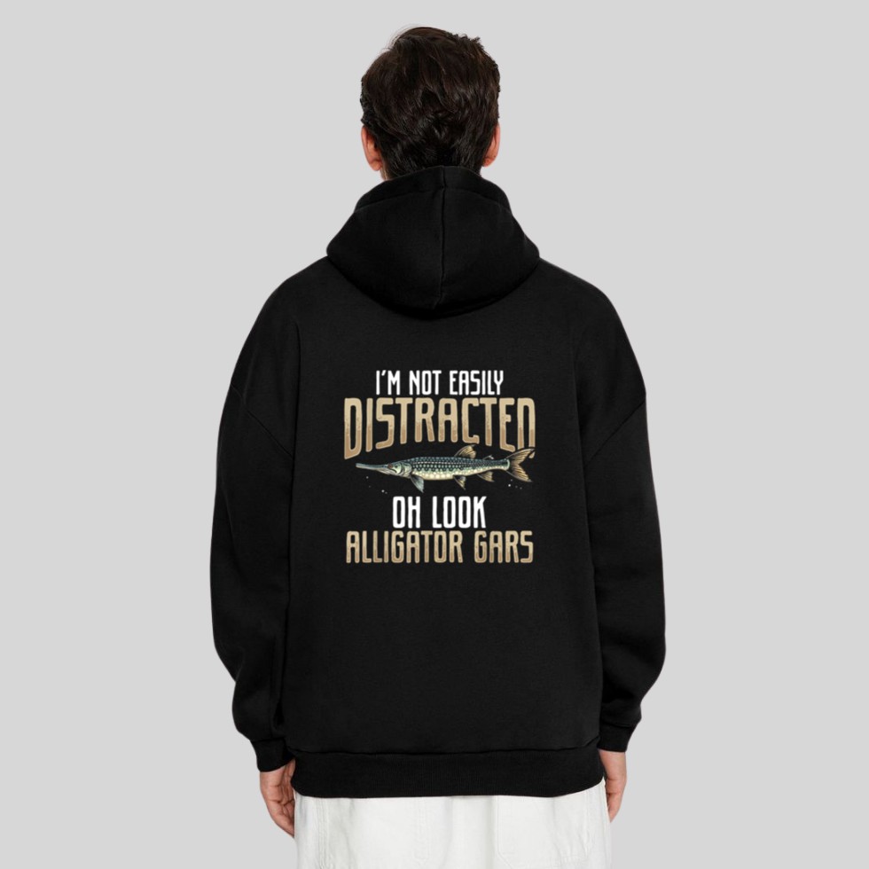 Alligator Gar Fishing Accessories for Men Gar Fisherman Hoodie