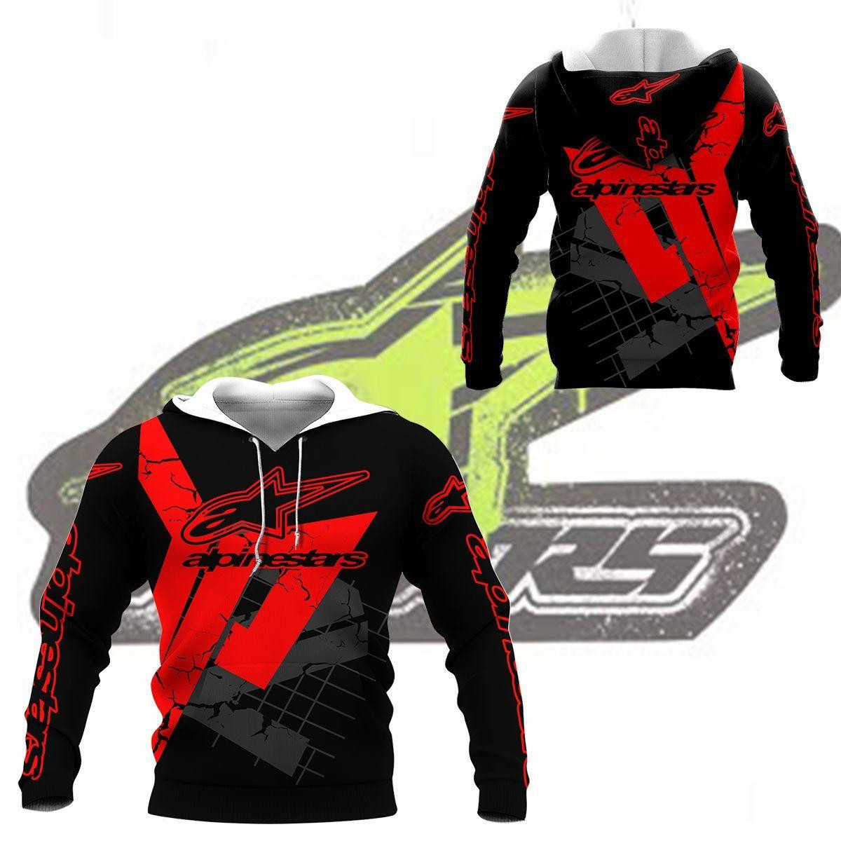 Alpinestars Shirt Fan Gift 197 Version Unisex 3d Hoodie Zip Hoodie