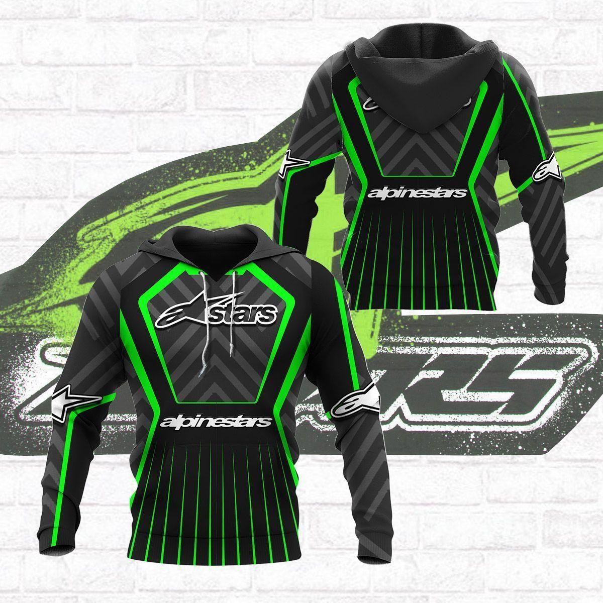 Alpinestars Shirt Fan Gift 881 Version Unisex 3d Hoodie Zip Hoodie