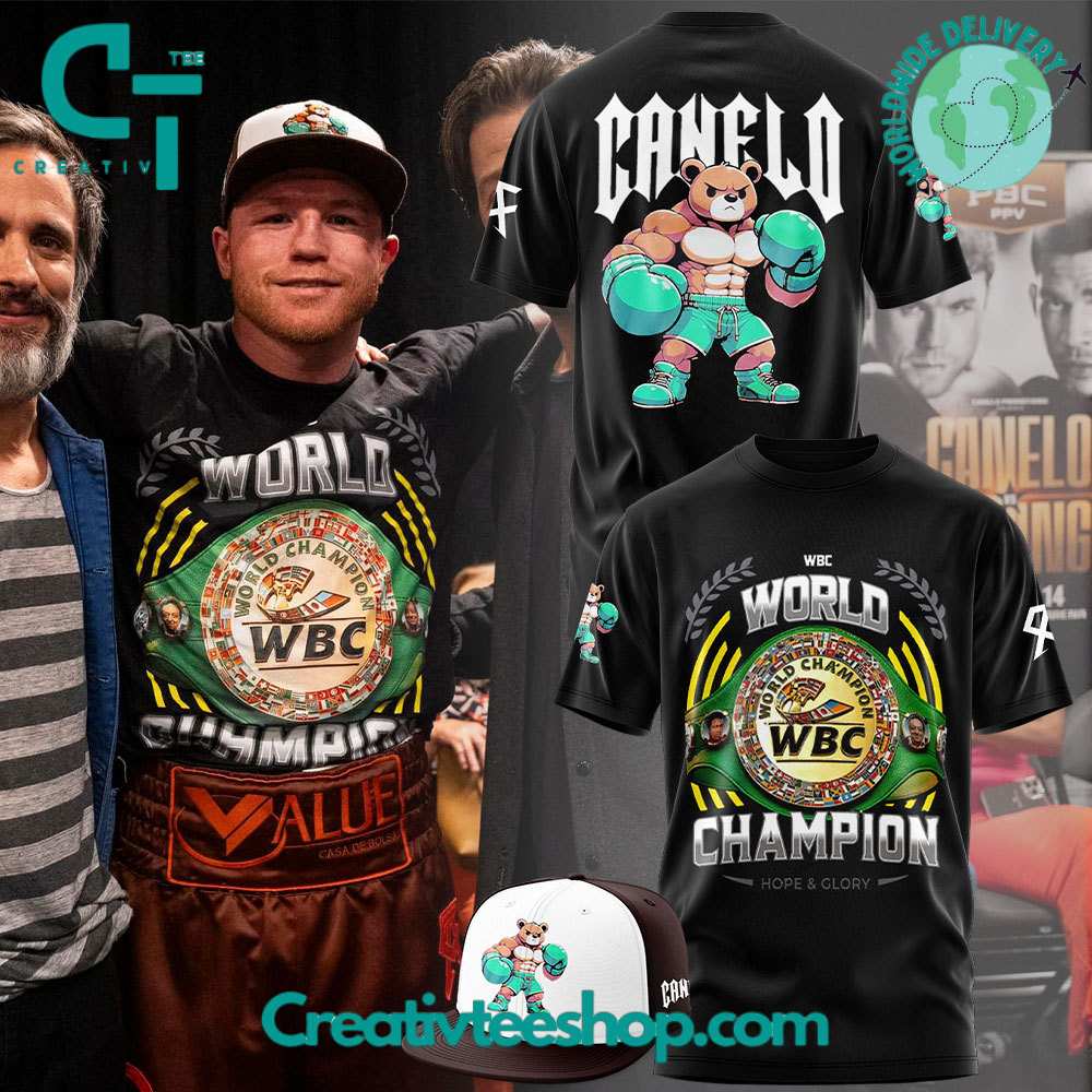 Alvarez WBC Super Middleweight World Champion Canelo Bear Shirt
