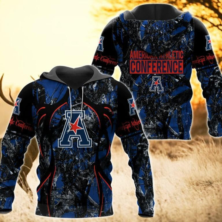 American Athletic Conference Camo Hunting 3D printed Sweatshirt Hoodie Zipped Hoodie