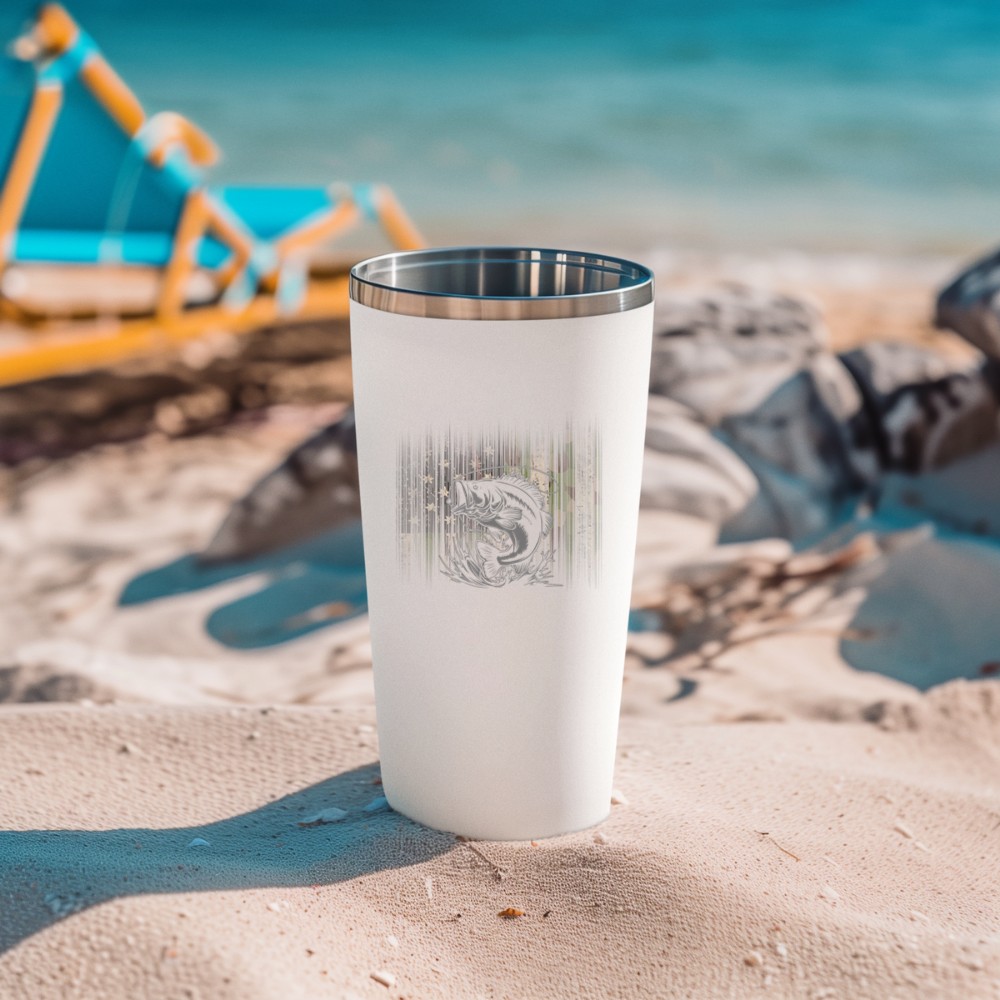American Flag Camouflage Fishing Tumbler