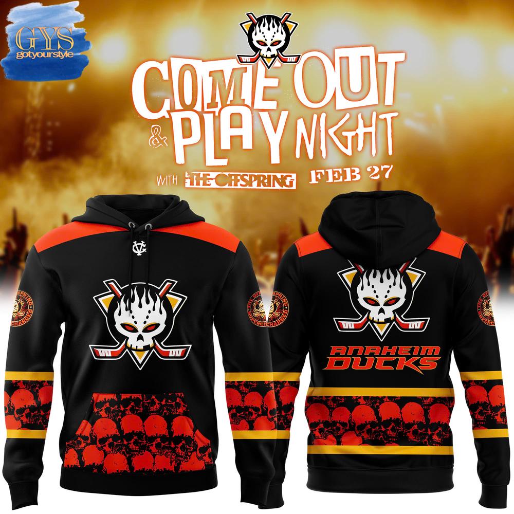 Anaheim Ducks Come Out and Play Night Limited Edition Hoodie