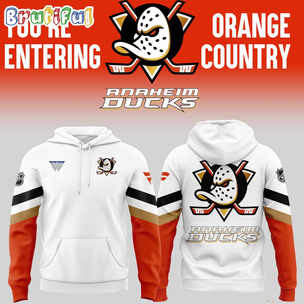 Anaheim Ducks Hockey 2024 Orange Country Hoodie Shirt