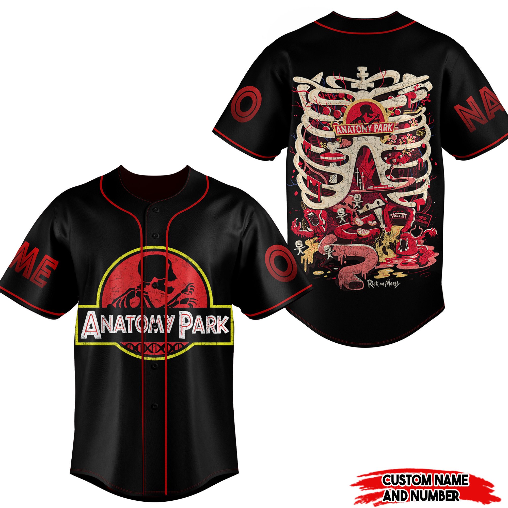 Anatomy Park Baseball Jersey For Fans