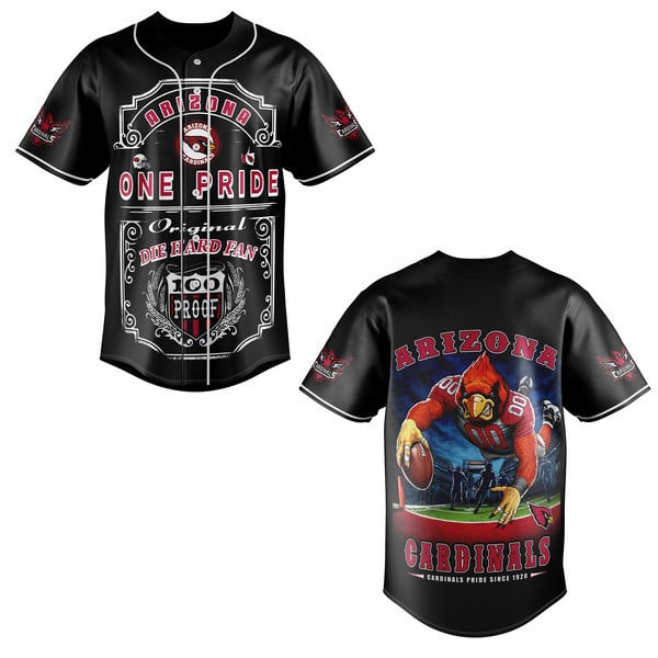 Arizona Cardinals Baseball Jersey For Fans