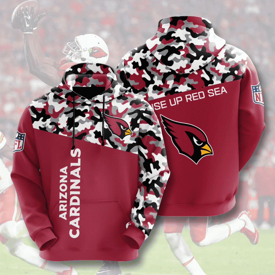Arizona Cardinals Camo Hoodie  Zip Hoodie Version 2930