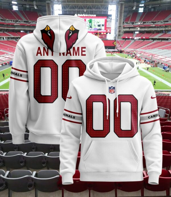 Arizona Cardinals Custom Name And Number 3D Hoodie Version 169