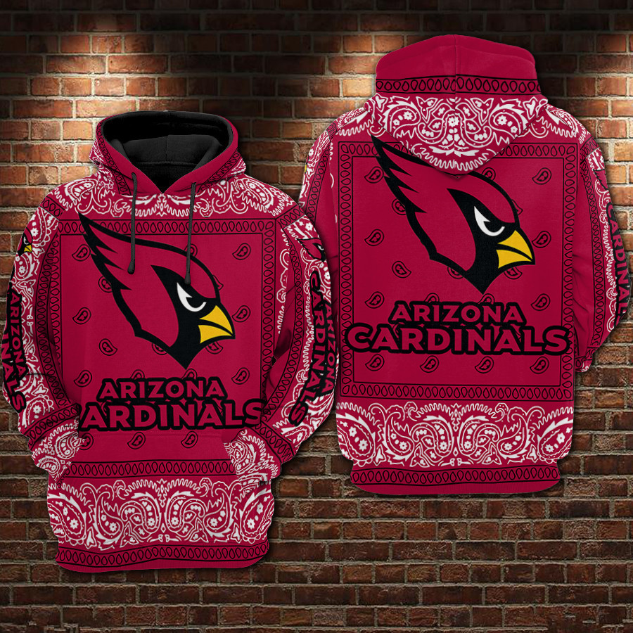 Arizona Cardinals Hoodie  Zip Hoodie Version 2971