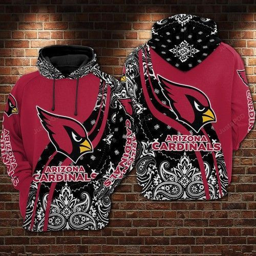 Arizona Cardinals Hoodie  Zip Hoodie Version 3003