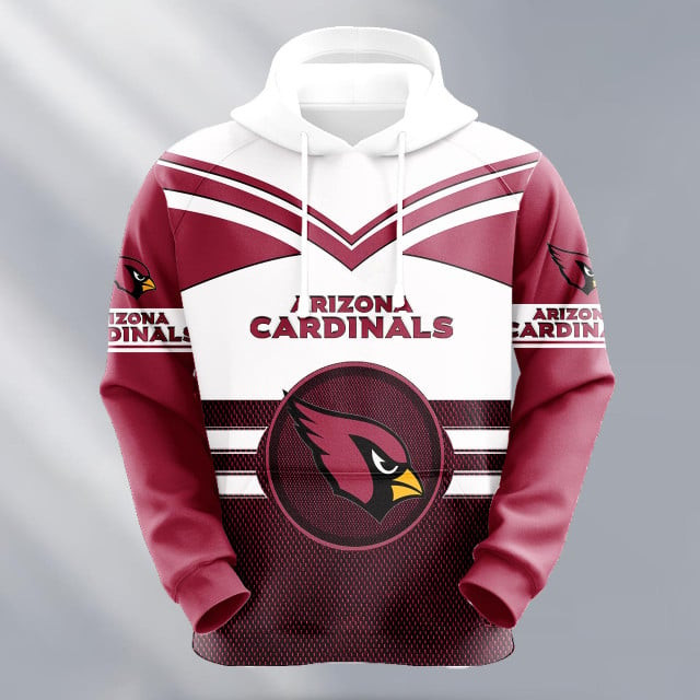 Arizona Cardinals Logo NFL 3D Hoodie Version 210
