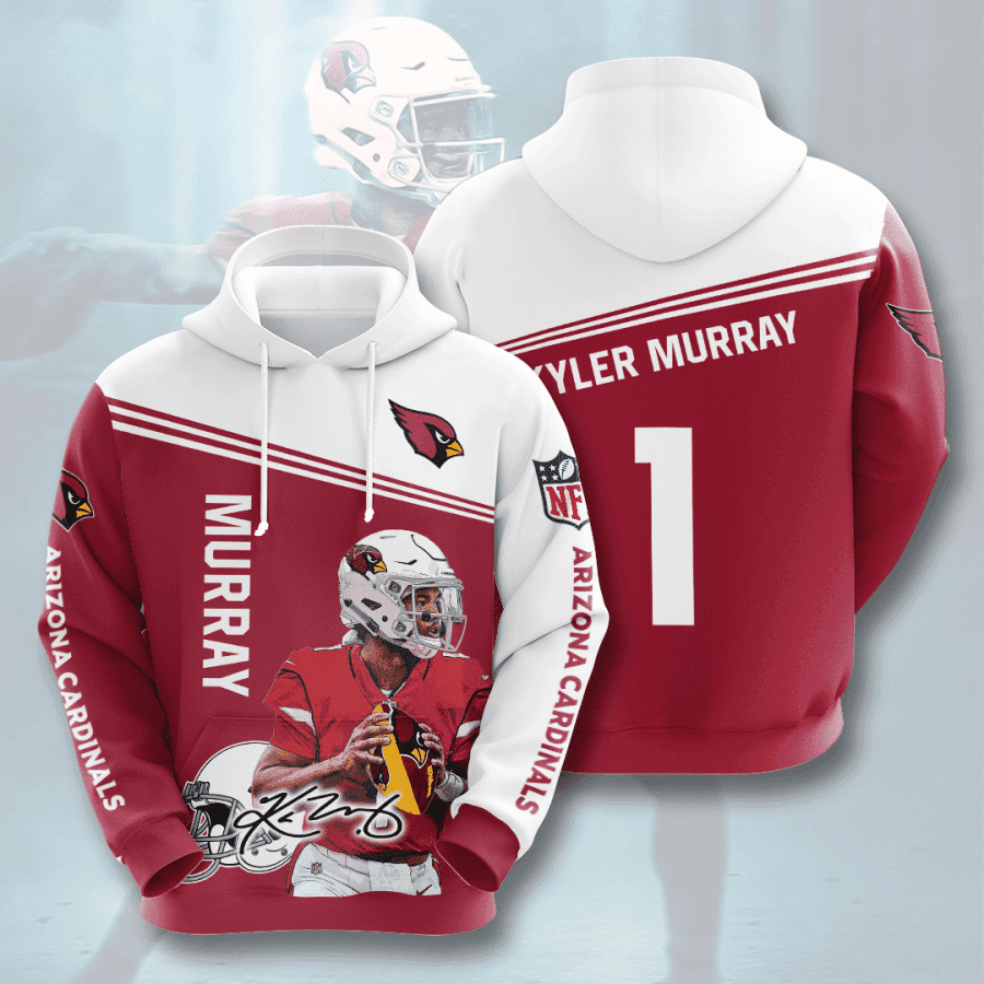 Arizona Cardinals Murray 1 Hoodie  Zip Hoodie Version 2962