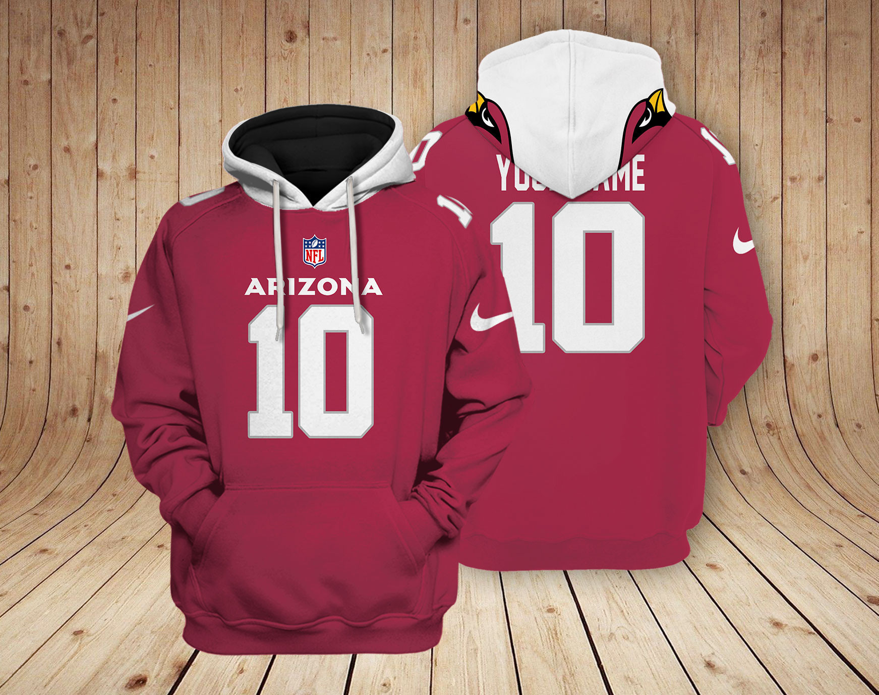 Arizona Cardinals NFL Team 3D Hoodie