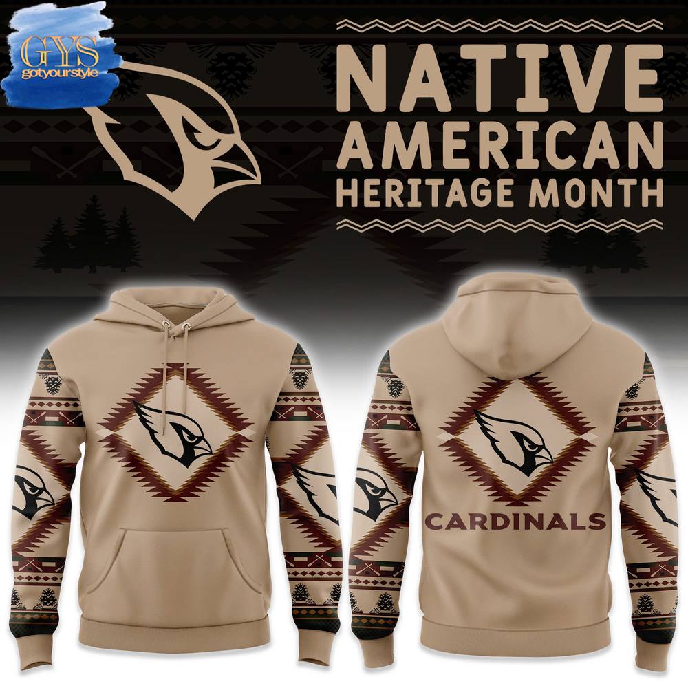 Arizona Cardinals NFL x National Native American Heritage Month Limited Edition Hoodie