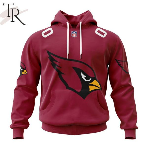 Arizona Cardinals Personalized Name And Number NFL 3D Hoodie