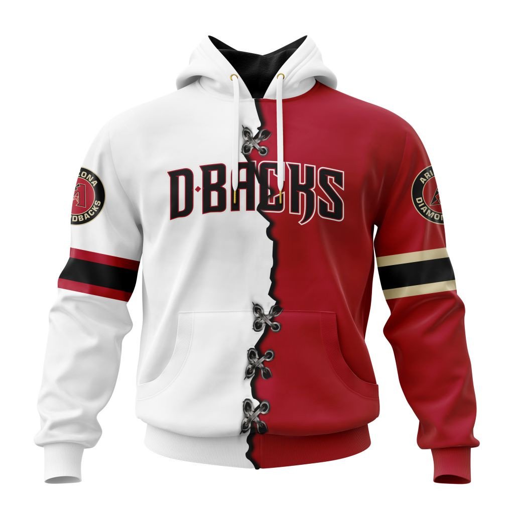 Arizona Diamondbacks Personalized Mix Jersey Design Hoodie