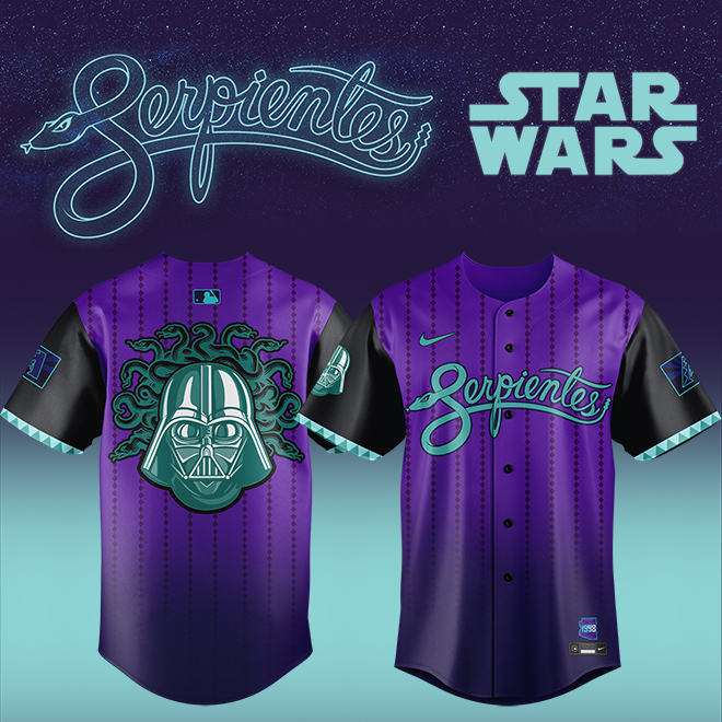 Arizona Diamondbacks Star Wars 2025 City Connect Jersey Diamondbacks Merch Baseball Fatherâ€™S Day Gifts
