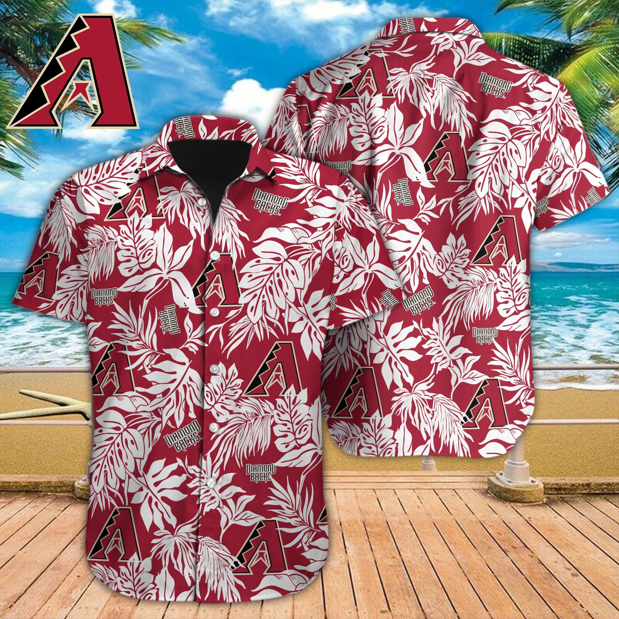 Arizona Diamondbacks Sunlit Horizon Aloha Hawaiian Shirt for Men And Women Premium Merchandise