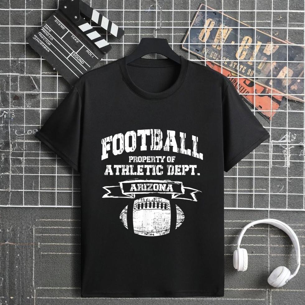 Arizona Football Property Of Athletic Dept. Retro Grunge Tee T-Shirt