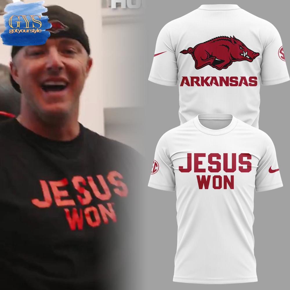 Arkansas Razorbacks Jesus Won T-Shirt