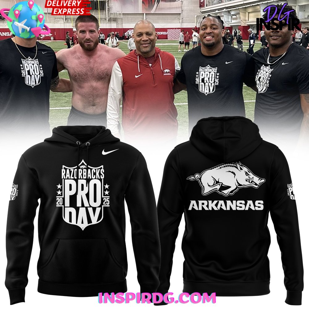 Arkansas Razorbacks Pro Day 2025 Hoodie