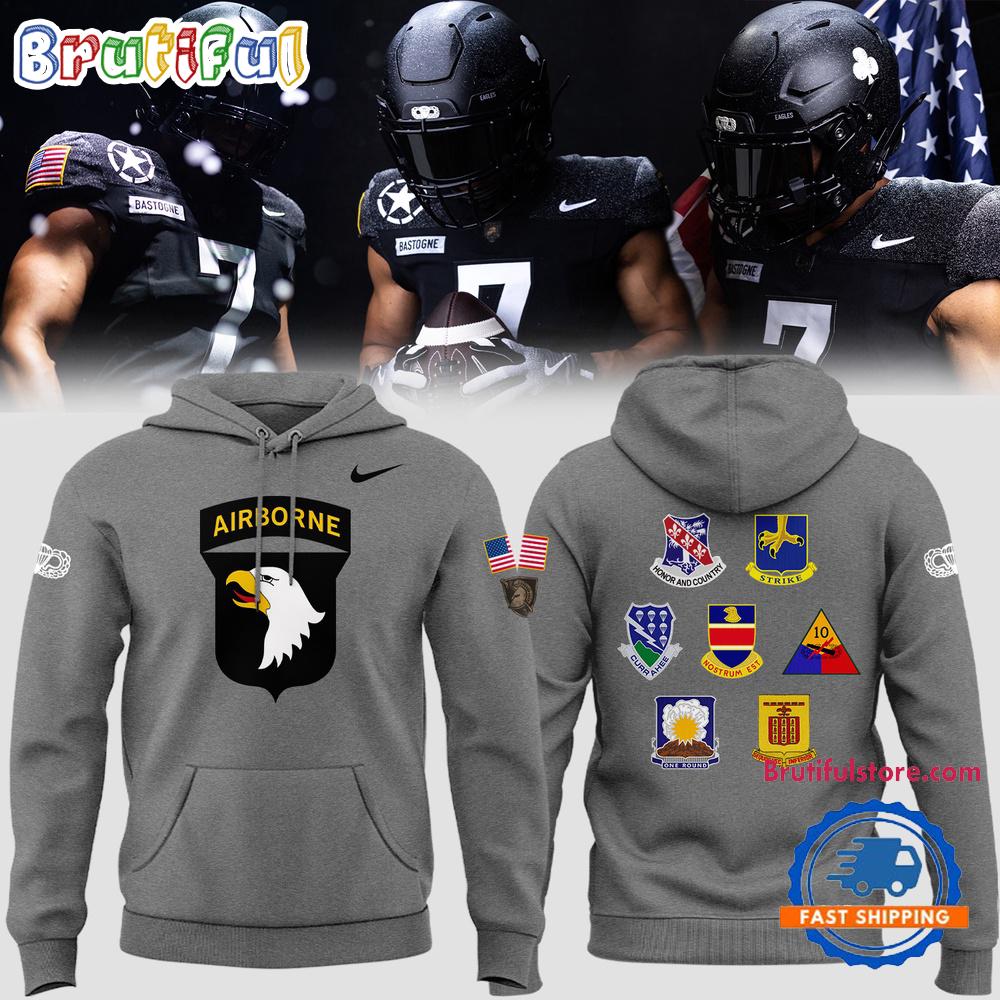 Army Black Knights 101st Airborne Bastogne New Hoodie