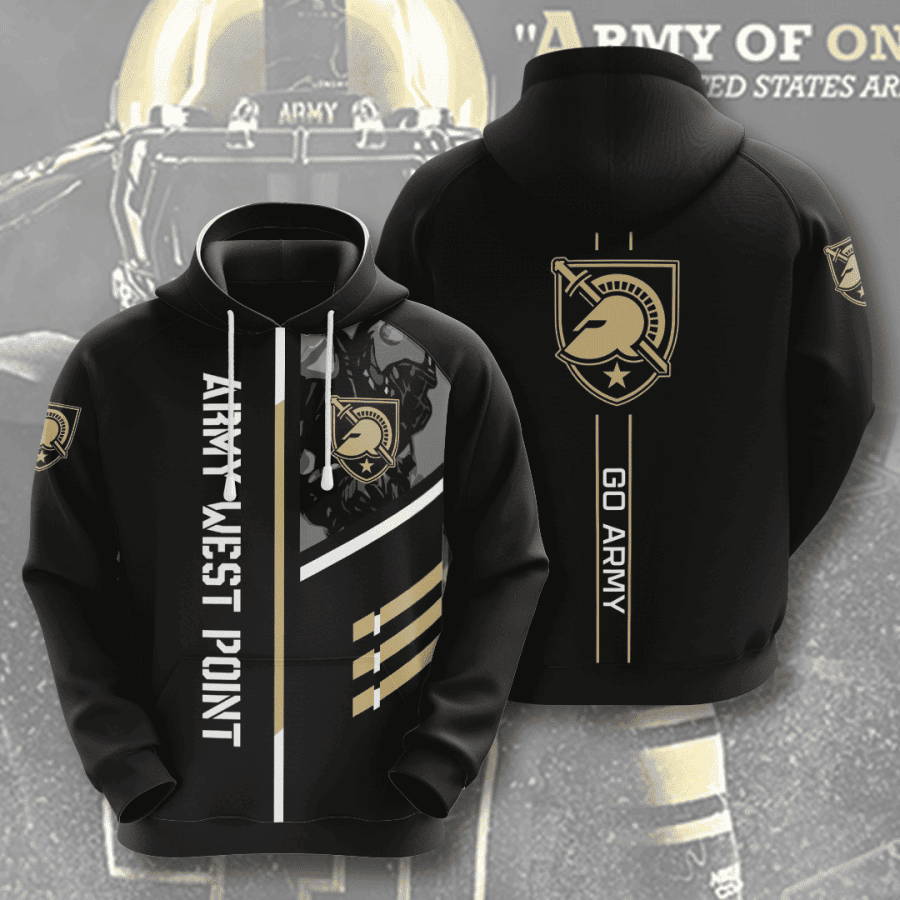 Army Black Knights Hoodie  Zip Hoodie Version 2882