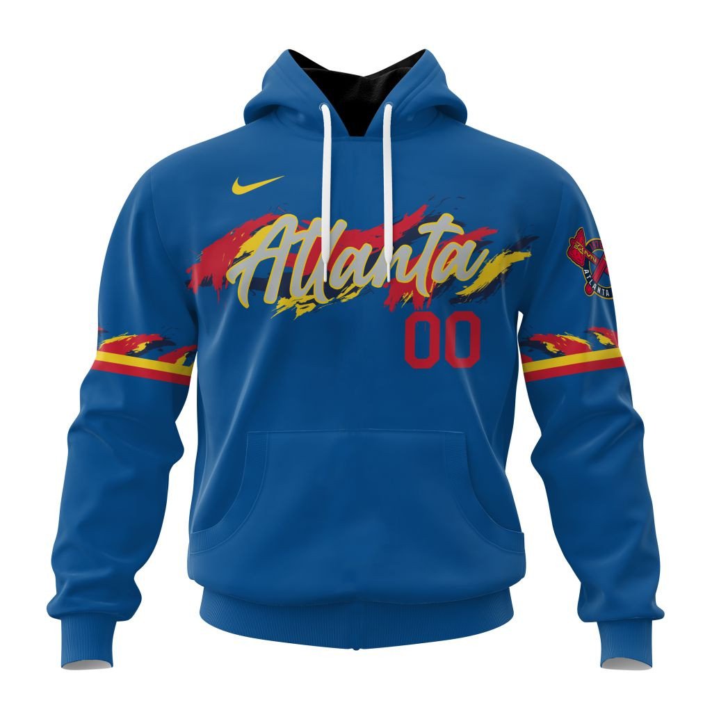 Atlanta Braves Personalized Alternate Design Concept Hoodie