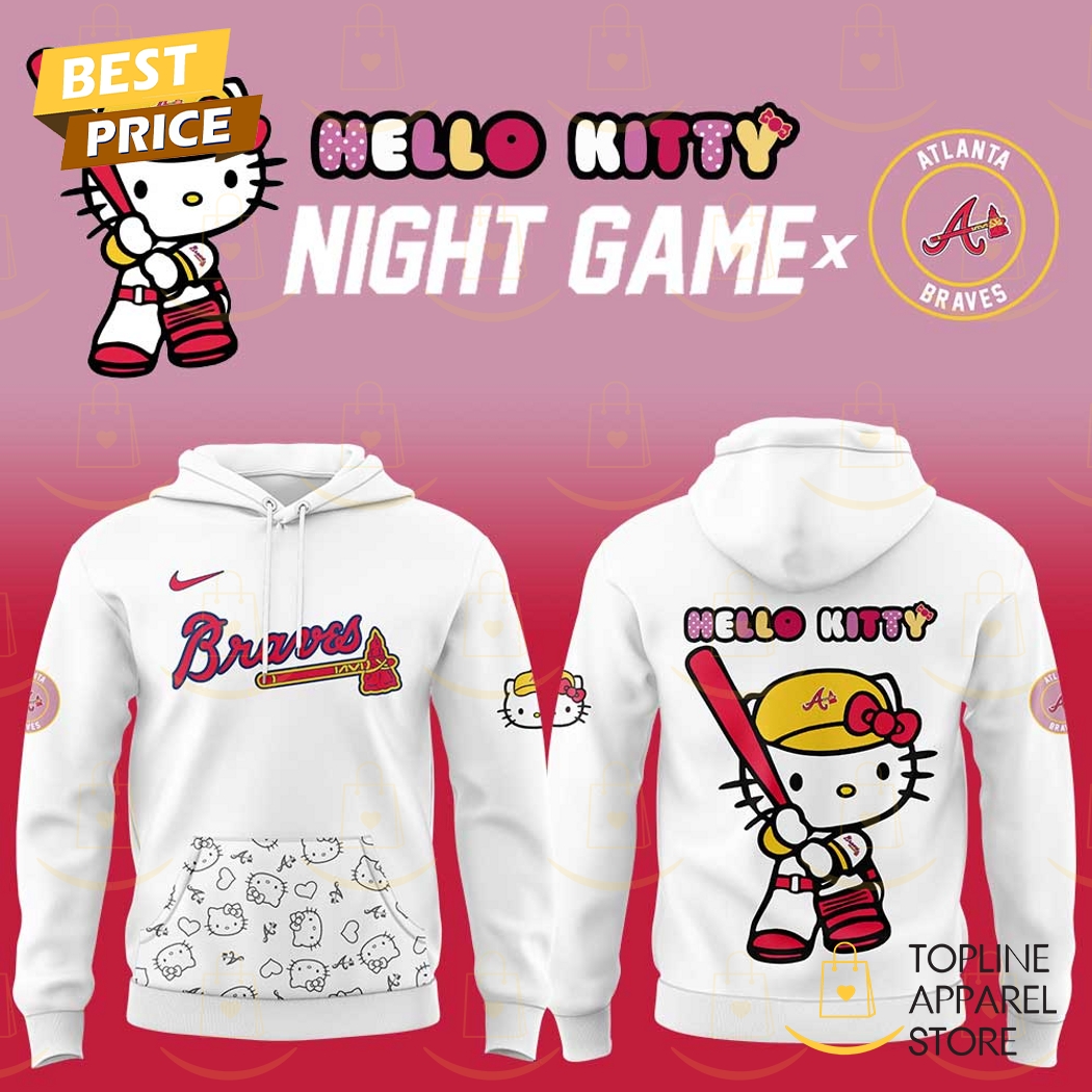 Atlanta Braves x Hello Kitty Night Game Hoodie