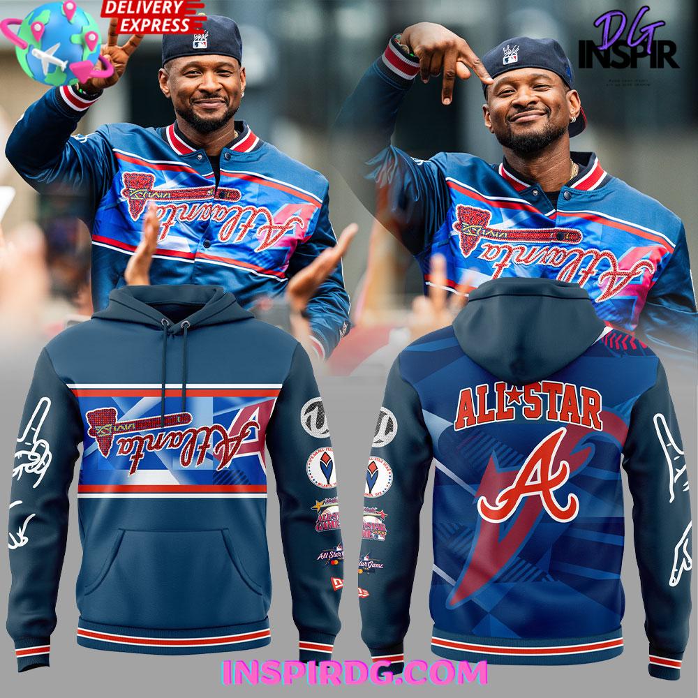 Atlanta Braves x Usher 2025 All-Star Hoodie Premium Merchandise