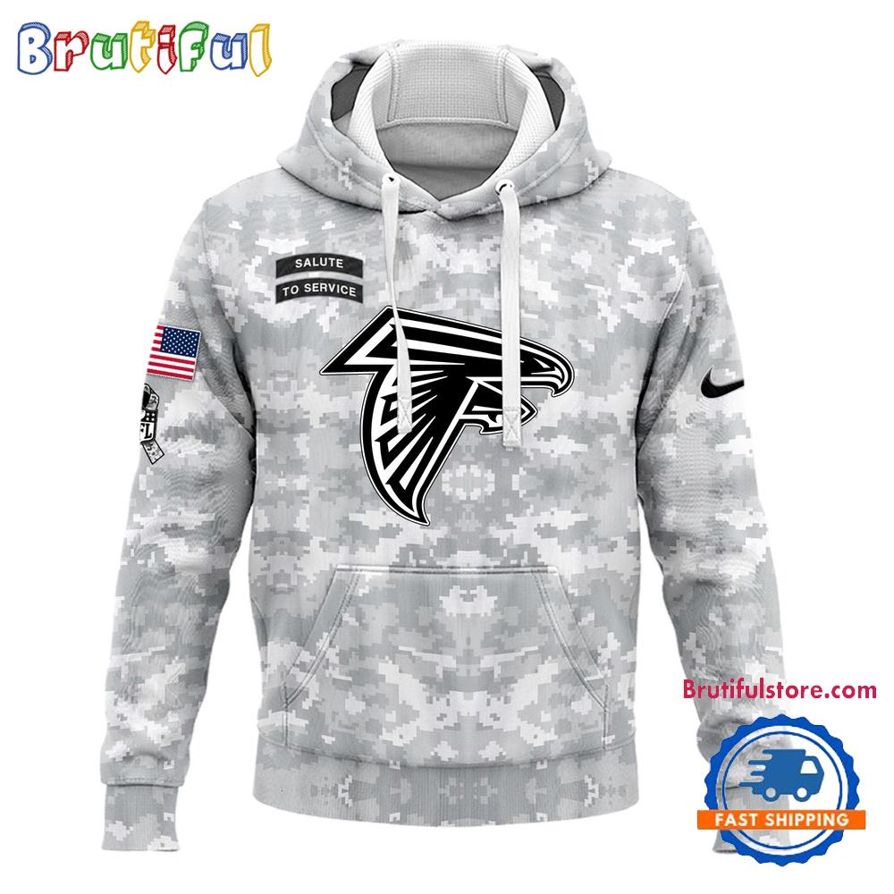 Atlanta Falcons 2024 Salute to Service Club Unisex Hoodie