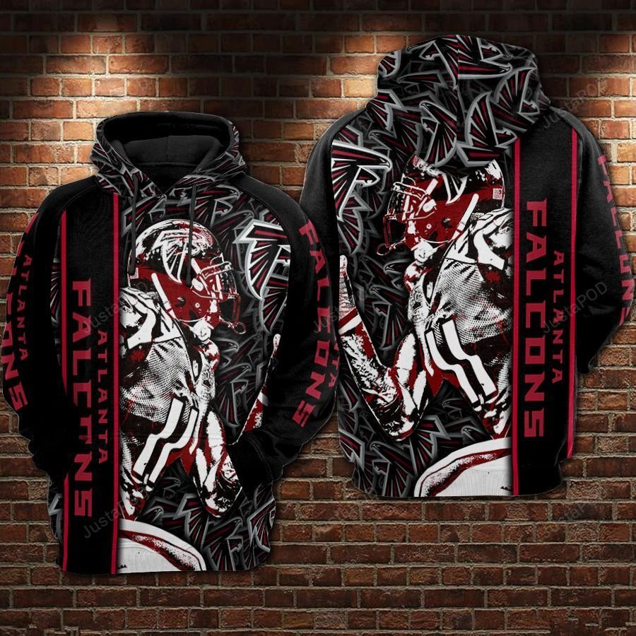 Atlanta Falcons NFL Football Many Logo Hoodie  Zip Hoodie Version 2899