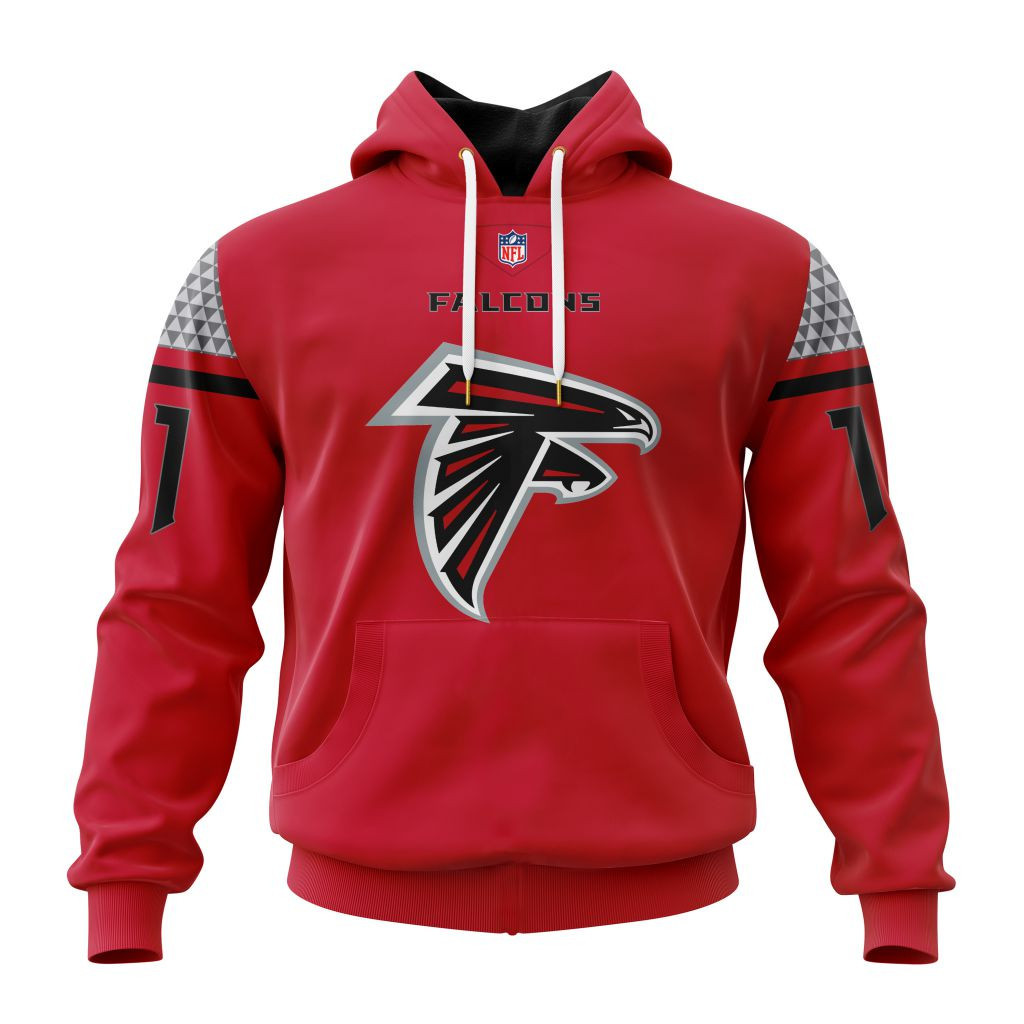 Atlanta Falcons Specialized Design Personalized Letters Number V24101202 Hoodie