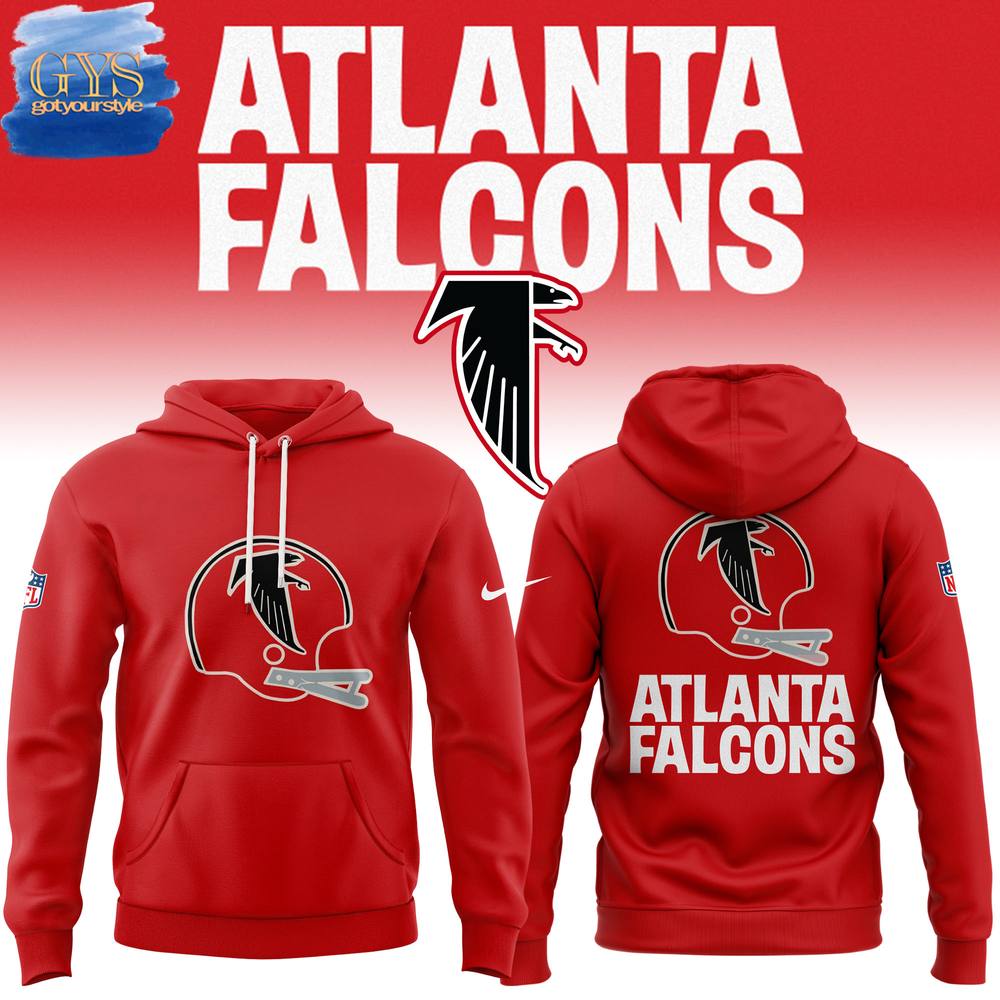 Atlanta Falcons Throwback Special 2024 Edition Hoodie