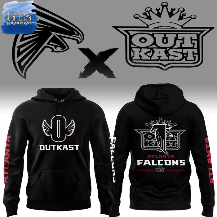 Atlanta Falcons x Outkast 2024 Black Hoodie