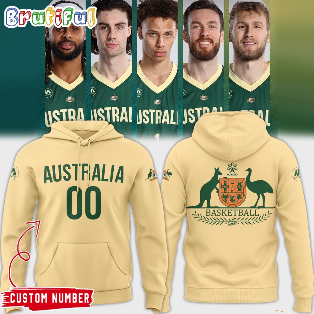 Australia Basketball Team Player 2024 Hoodie