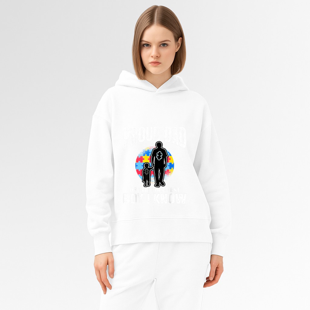 Autism Awareness for Proud Dad Support Autistic Kids Hoodie