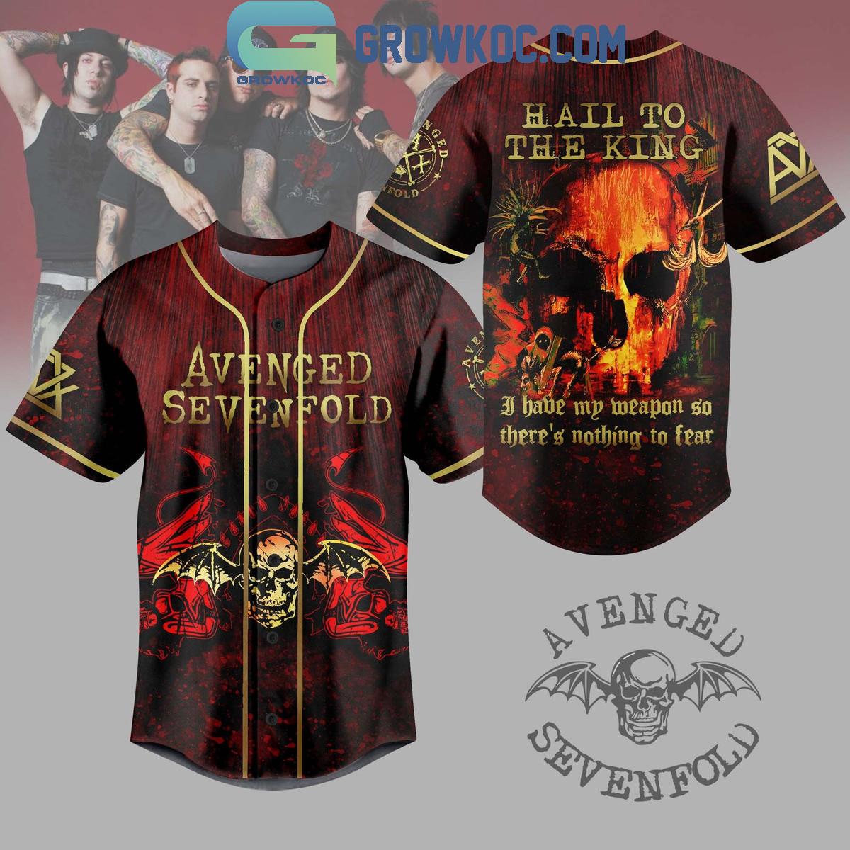 Avenged Sevenfold Hail To The King Baseball Jersey
