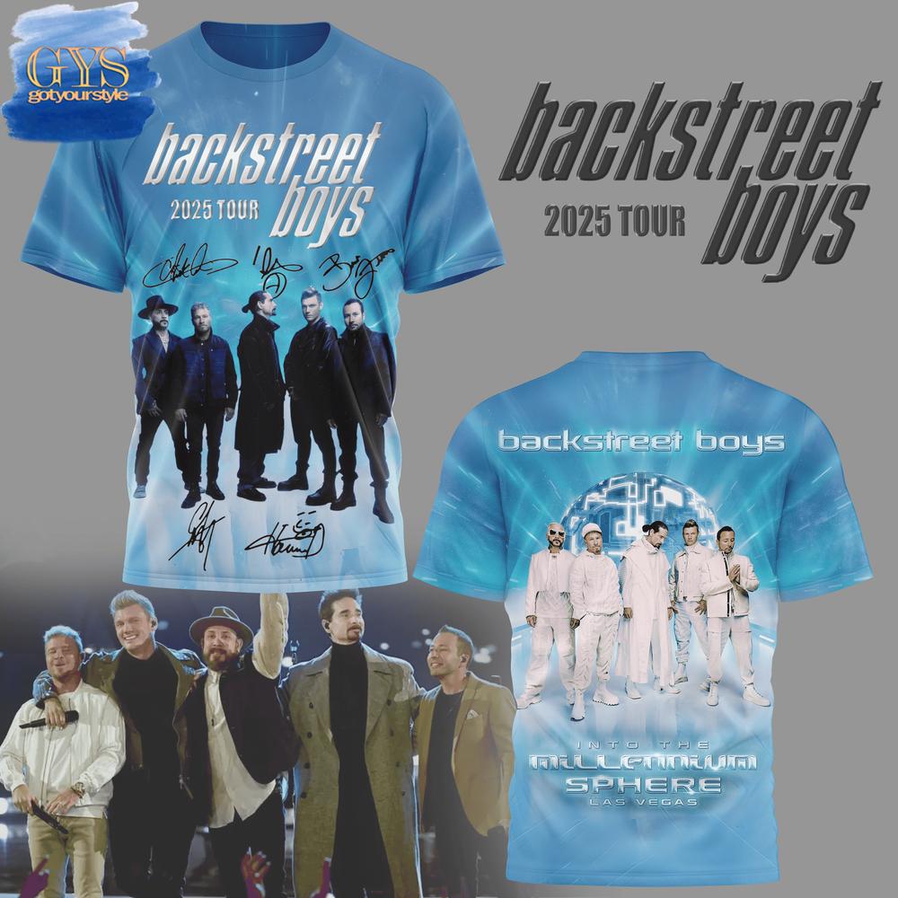 Backstreet Boys 2025 Tour Special Edition T-Shirt Premium Merchandise